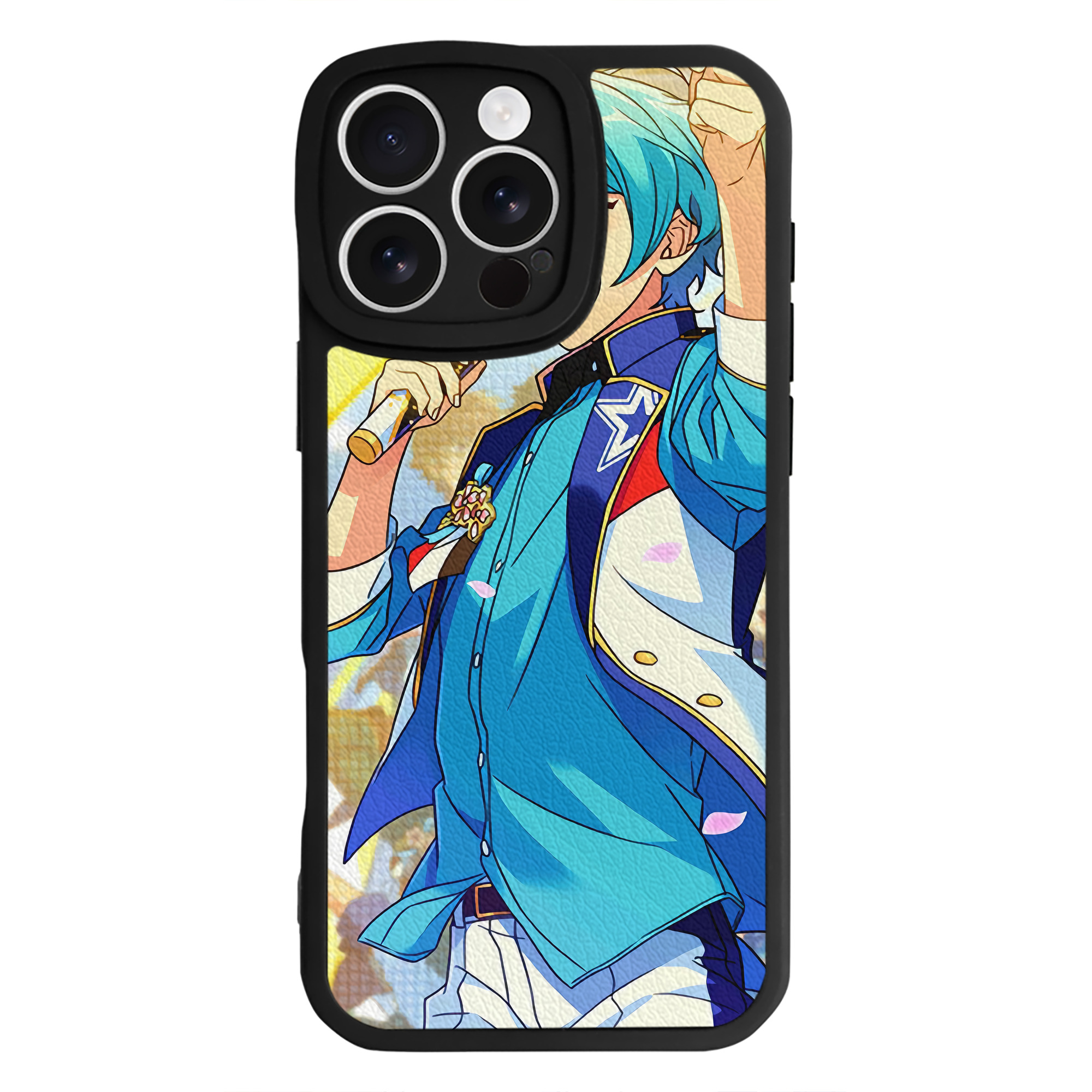 （画像用） あんさんぶるスターズ! Ensemble Stars 【iPhone 16シリーズ対応】シリコンスマホケース（レザー調） 材質：シリコン